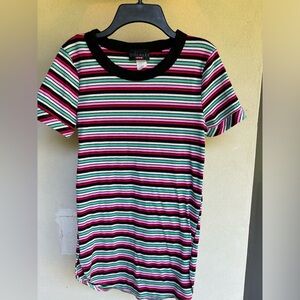 Girls stripped colored tshirt